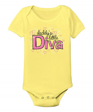 Look at this #zulilyfind! Banana 'Daddy's Little Diva' Bodysuit ...