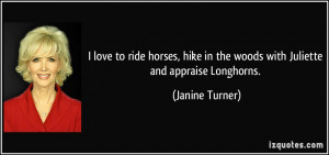love to ride horses, hike in the woods with Juliette and appraise ...