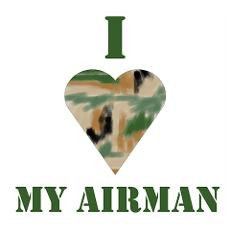 Love (heart) My Airman Poster