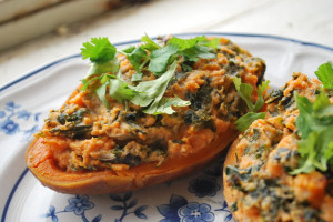 Sweet Potatoes Stuffed And