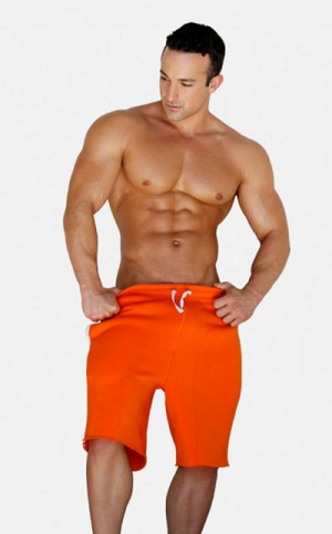 Jack Adams Raw Gym Short W Pockets Sporthose Fitnesshose kaufen orange