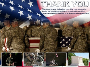 : Thank you for your dedication, your duty, your unwavering loyalty ...