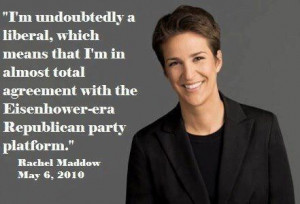 Rachel Maddow photo and quote