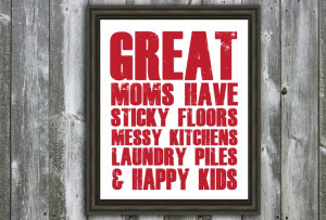 ... laundry piles. HATE. 8 X 10 Mom Quote - Wall Art - Customizable. $20