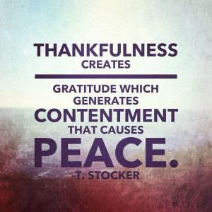 Thankfulness takes what the enemy meant for evil and places it into ...