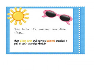 Summer Vacation Quotes...