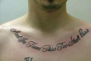 chest tattoos for men quotes