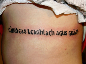 Irish Tattoo Quotes Meaningful tattoo