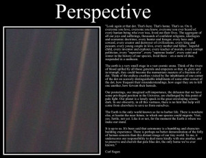 Perspective - Carl Sagan