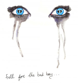 bad boy, blue, crying, cute, drawing, eyes