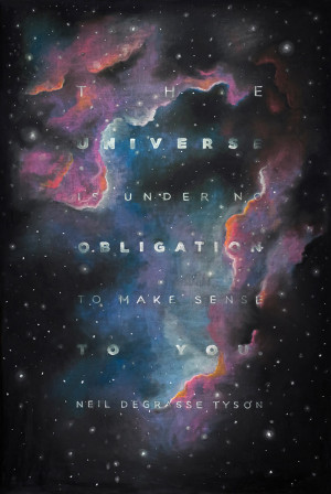 quote by neil degrasse tyson reads ‘ the universe is under no ...