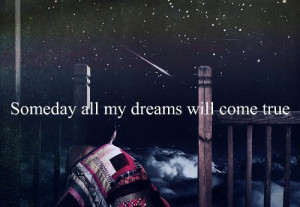 beautiful, dreams, note, photography, shooting star, sky, starts, text