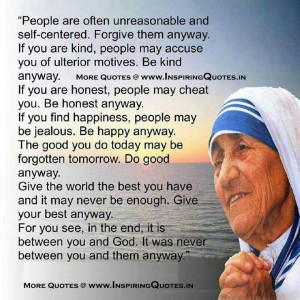 Mother Teresa Quotes Mother Teresa Messages, Great Words, Lines Images ...