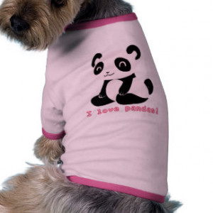 love_pandas_cute_cartoon_panda_dog_shirt ...