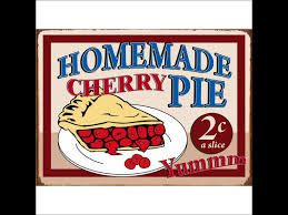 Homemade Cherry Pie Tin Sign