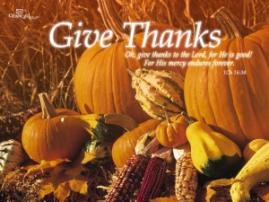 Give Thanks Wallpaper