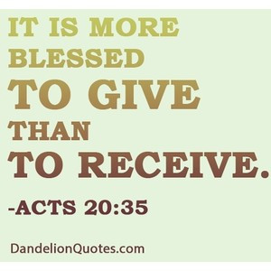 to give than to receive - DandelionQuotes.com / Dandelion Quotes ...