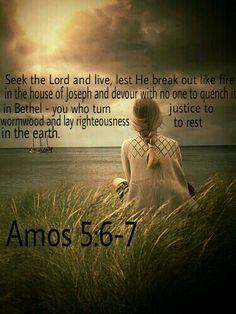 Amos 5:6-7 More