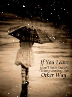 ... you can, walk if you have to. Crawl if you must; just never give up