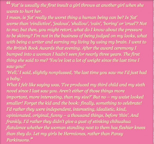 Pretty Fat Girl Quotes Pretty much the best j.k.