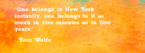 Goodbye NYC, Hello California!