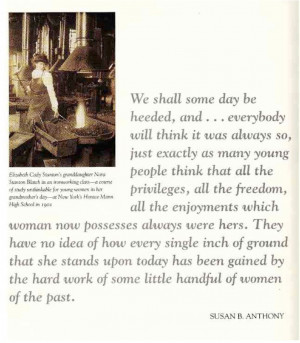 Susan B Anthony Quotes Women