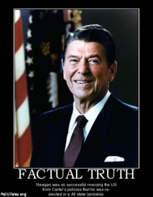 FACTUAL TRUTH - Reagan was so successful rescuing the US from Carter's ...