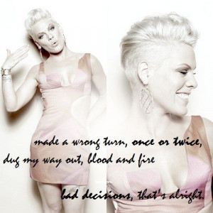 Nk Quotes And Sayings P!nk hairstyles
