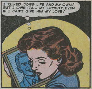 She mails her final letter to Don and having done it, the story ends ...