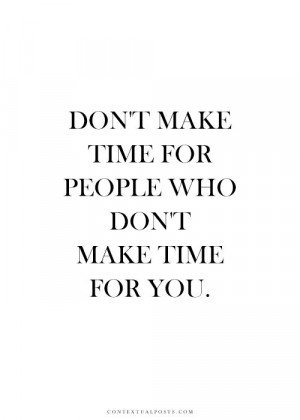 Some people just spend your time and never invest
