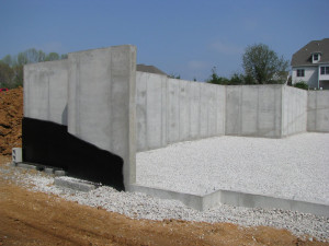 Concrete And Block Cement Driveways Poured Foundation