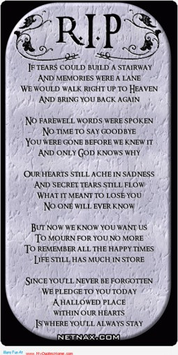 poems for birthdays in heaven | father's miss you poem - we will go to ...