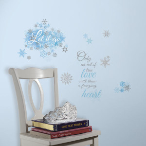 Frozen Let It Go Quotes Wall Decals - Wall Sticker Outlet
