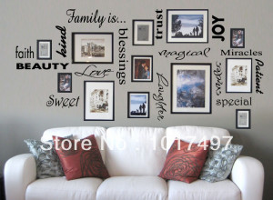 Free Shipping FAMILY IS vinyl wall lettering quote wall art / decor ...