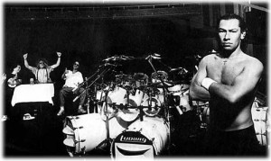 Alex Van Halen and Drum Kit Image