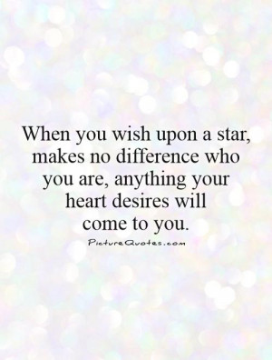 Wish Upon A Star Quotes