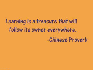 Quote of the Week: Chinese Proverb