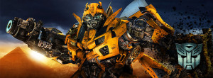 Bumblebee Transformers Background Facebook cover