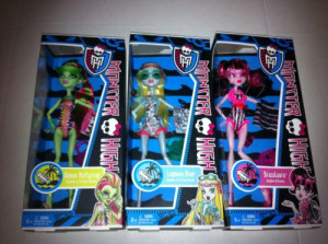 Mattel Genuine Monster High Girl Goth Doll Belt Accessory Lot Of 4 New ...