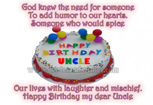 Happy birthday uncle 2 Happy Birthday Uncle God knew the need for ...
