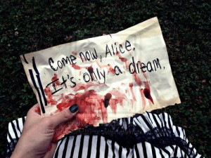 Alice in wonderland, wonder, scary