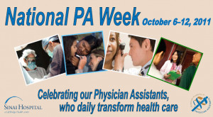 Celebrate National Physician Assistant Week October 6-12