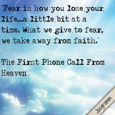 fear God alone! the first phone call from heaven.