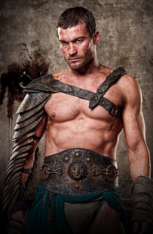 Built like a warrior: Andy Whitfield as Spartacus in the television ...