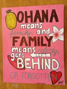 LILO and STICH QUOTE More