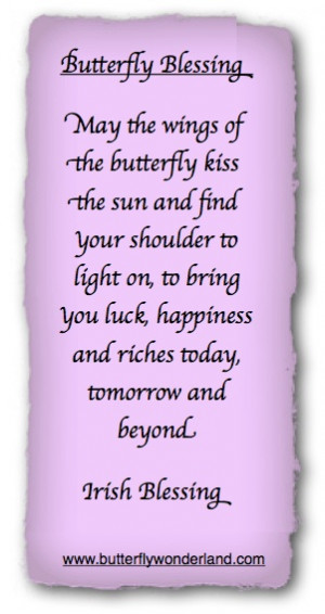 Butterfly Blessing