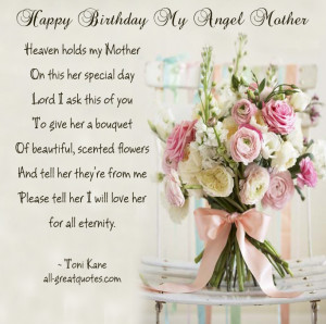 ... My Angel Mother - Heaven holds my Mother On this her special day