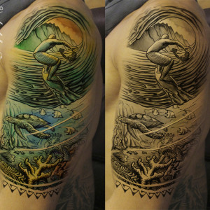 Awesome Surfing Tattoo Things I Love Picture