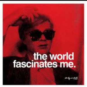 the world fascinates me' -andy warhol