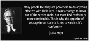 Many people feel they are powerless to do anything effective with ...